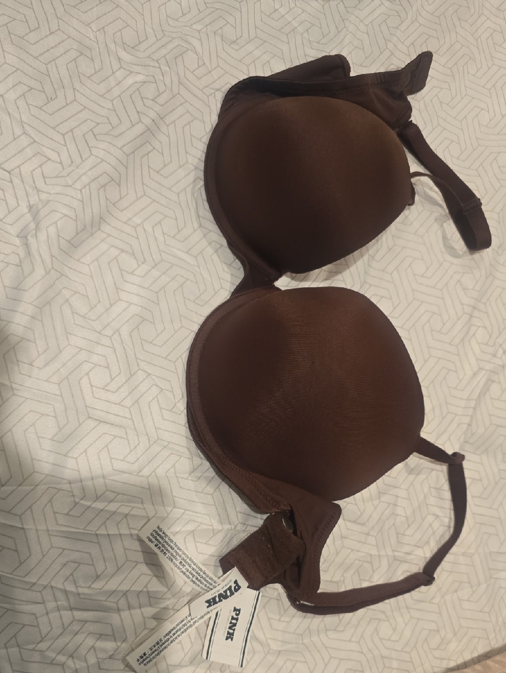 PINK Victoria's Secret Brown Smooth T-Shirt Bra
